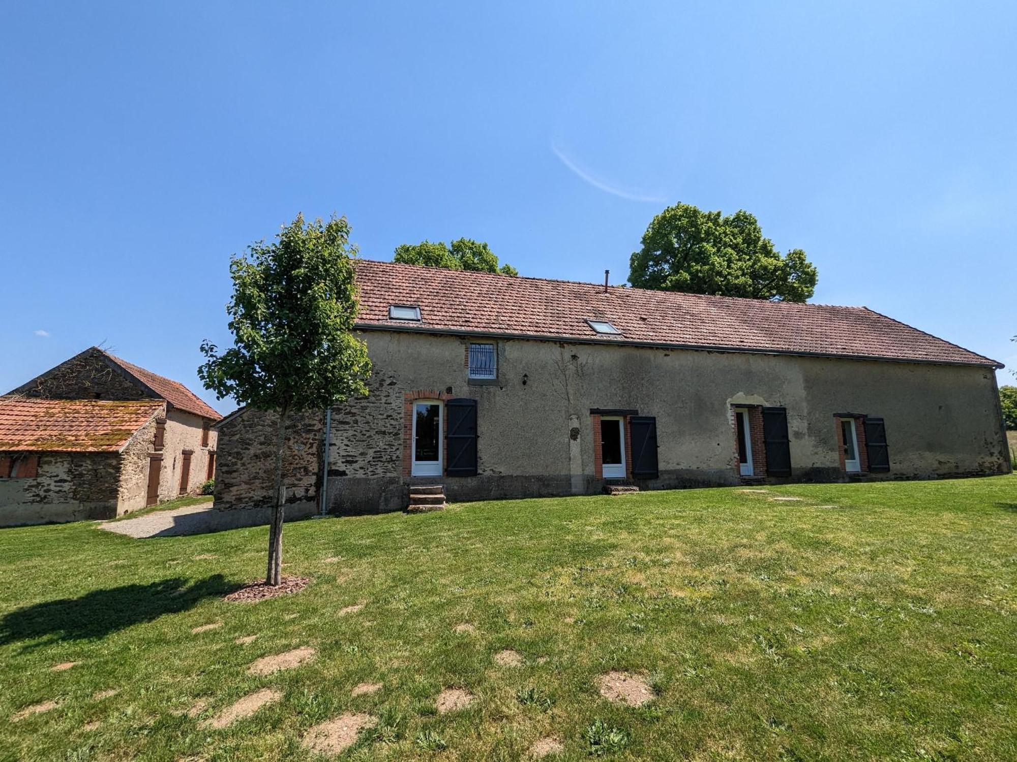 Grande Ferme Renovee Avec Jardin Et Loisirs A Proximite - Fr-1-591-155 Villa Pouligny-Notre-Dame Bagian luar foto