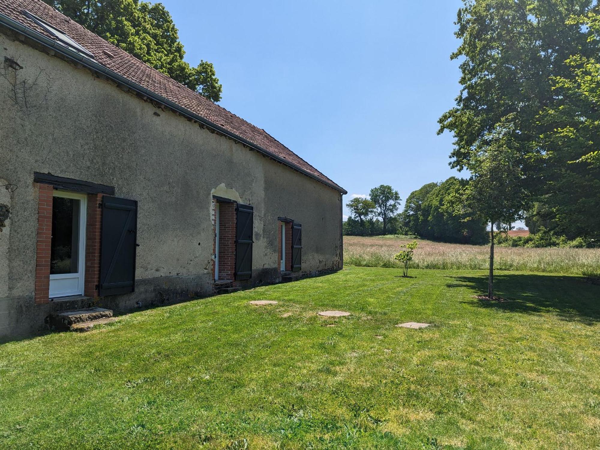 Grande Ferme Renovee Avec Jardin Et Loisirs A Proximite - Fr-1-591-155 Villa Pouligny-Notre-Dame Bagian luar foto